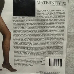 Calzedonia Maternity Tights Sheer 30 T.4‎ Large - Black - NEW Pantyhose thumbnail 7