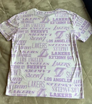 Women’s Oversized Lakers Tshirt Purple Size M thumbnail 2