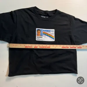 Ripple Junction Superbad McLovin Crop Top T-shirt Tee Woman’s Medium ID Black thumbnail 5
