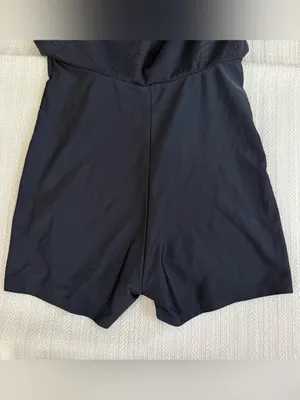 GIGI C Marcella Black Snakeskin Embossed Active Dress Built-In Shorts Size XS thumbnail 7
