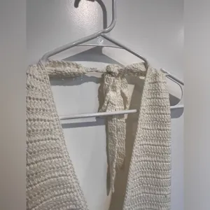 Beginning Boutique Tulip Cream Crochet Mini Dress thumbnail 6