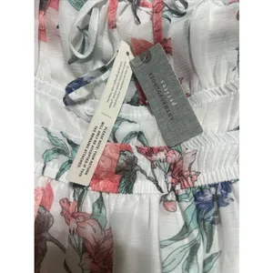 Anthropologie The Somerset strapless dress Ivory Petite XXS Prom Wedding Cottage thumbnail 9