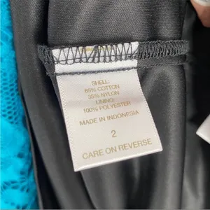 Eva Mendes‎ New York & Co. Lace Sheath Bodycon Dress Teal Black 2 Party Cocktail thumbnail 11