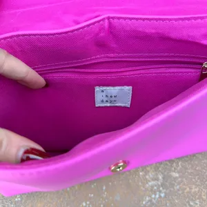 Target NWOT A New Day hot pink quilted puffy crossbody bag thumbnail 5