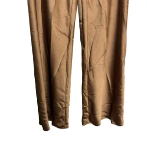 Vince Bronze Golden Brown Satin Wide Leg Culotte Pants Size Medium thumbnail 8