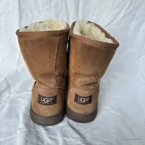 Ugg Australia Tan Brown Chestunt Genuine Leather Short Boots Women's‎ Size 5 thumbnail 7