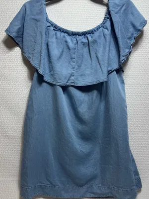 7 For All Mankind Light Blue Chambray Shirt thumbnail 1