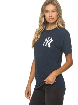 NIB Unisex New York Yankees Aviator Nation x MLB Navy Tri-T-Shirt Size small thumbnail 4