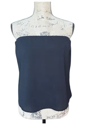 Elegant Black Strapless Camisole thumbnail 1