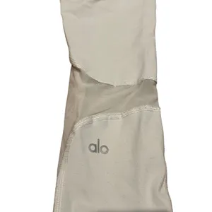 Womens Alo Yoga Cropped Leggings White XS Mesh Cutout Pilates Athleisure thumbnail 8