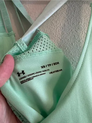 Under Armour Light Green Scoop Neck Tank thumbnail 2