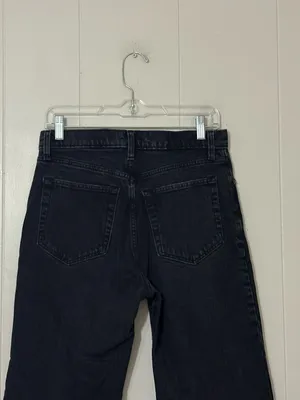 Abercrombie 90s Relaxed High Rise Distressed Black Jeans 28 / 6 thumbnail 8