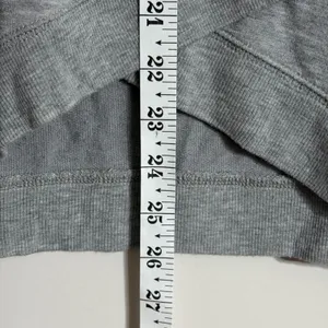 Athleta Gray Modal Crossover Tulip Hem Raglan Long Sleeve Sweatshirt Small thumbnail 7