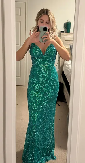 Green Prom Dress thumbnail 1