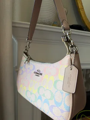 Coach Teri Rainbow Shoulder Bag Signature Canvas thumbnail 2