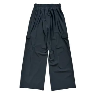 Old Navy Go-Dry SleekTech Cargo Pants Pull On Wide Leg Smocked Waist Quick Dry M thumbnail 2