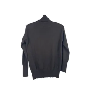 Gap Brown Pullover Soft Turtleneck Sweater Bishop Sleeve Cashmere Blend S thumbnail 2