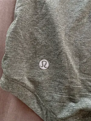 lululemon athletica Green and Gray Strappy Racerback Tank thumbnail 8