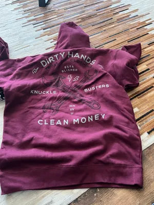 Twisting wrenches hoodie Red Size L thumbnail 2