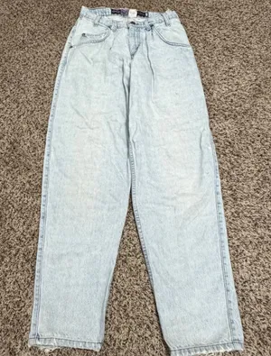 Vintage Levis SilverTab Baggy Jeans Light Wash Blue 90s Denim W28 L32 40581-0234 thumbnail 1