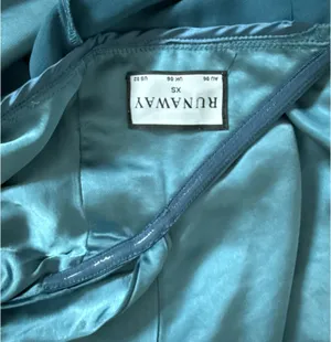 RUNAWAY THE LABEL Teal mini dress thumbnail 3