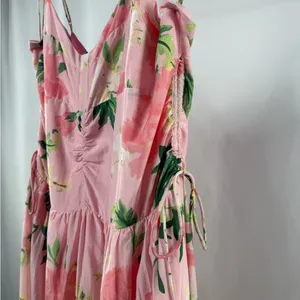 NWT Vineyard Vines Kentucky Derby Strappy Floral Maxi Dress in Pink‎ Size 16 thumbnail 7