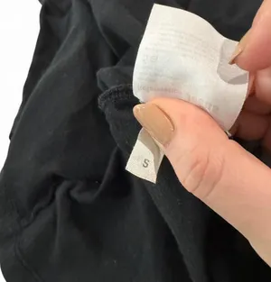 Reformation Organic Cotton Black V-Neck S thumbnail 8