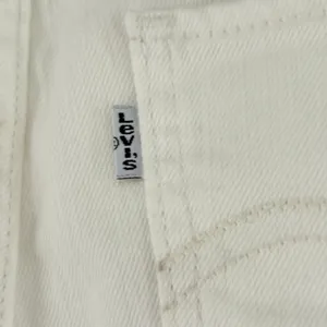 Levis 524 Too Superlow Skinny Jeans White‎ Denim Low Rise Womens 16x31 thumbnail 6