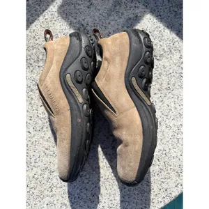 Merrell Women 8.5 Jungle Moc Taupe Suede Slip On Casual Hiking Walking Shoes thumbnail 4