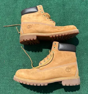 Timberland 6 Inch Premium Waterproof Boot 'Wheat' Nubuck Men’s Size 10 thumbnail 1