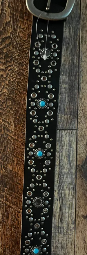 Belt with stones 40 length x 1.5 wide thumbnail 2