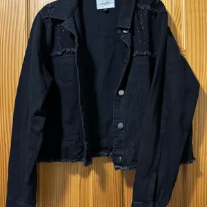 Day Trip Black Denim Jacket thumbnail 1