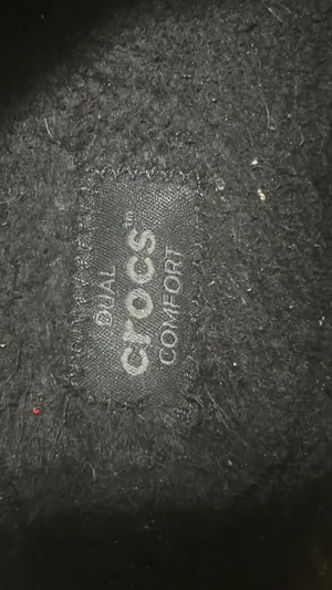 Black Fuzzy Crocs Men’s 6/ Women’s 8 thumbnail 6