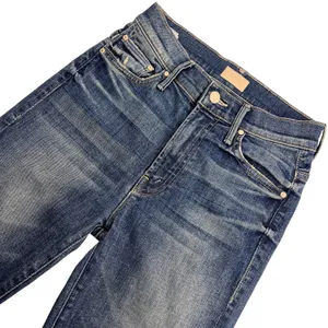 MOTHER Denim The Insider Crop Jeans Double Trouble Wash Mid Rise Size 25 thumbnail 1