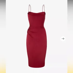 HOUSE OF CB Anja corset satin midi dress size small thumbnail 3