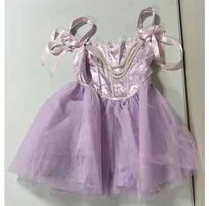 Dolls Kill x Sugar Thrillz Purple Lavender Victorian Floral Pearls Corset Mini Dress Size S 💜🤍✨ thumbnail 4