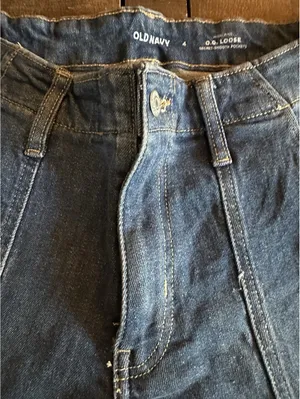 Old Navy O.G. Loose High-Rise Jeans Size 4 Woman thumbnail 3
