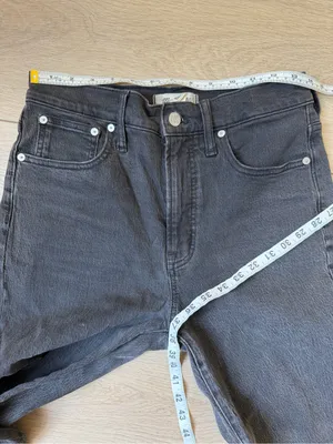 Madewell The Perfect Vintage Jean Faded Black Size 27 High Rise Ankle Length thumbnail 10