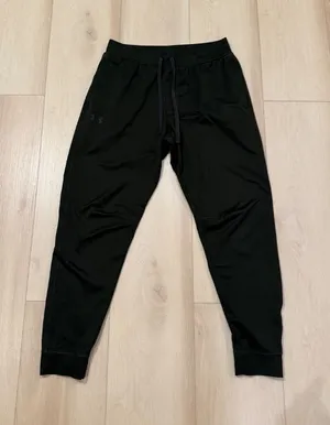 Under Armour Black Joggers Athletic Pants Men's Size Large thumbnail 1