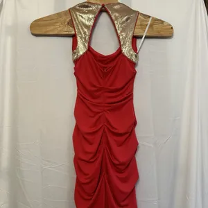 CALVIN KLEIN Women Size‎ 2 Pink Gold Sequin Embellished Maxi Evening Dress thumbnail 5