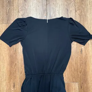 Lauren Ralph Lauren Black Jumpsuit Women's Small Gold Zipper Adjustable Waist thumbnail 7