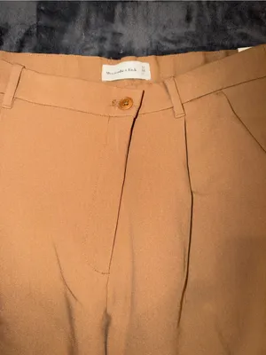 Abercrombie & Fitch Tailored Relaxed Straight Pant Size 32 (14) New with tag thumbnail 4