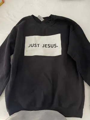 just jesus crewnck Size M thumbnail 1