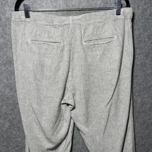 Susina Womens Linen Blend Cropped‎ Lounge Pants Small Pull On Capri thumbnail 7