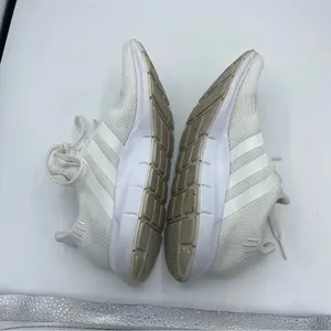 ADIDAS SWIFT RUN WOMENS RUNNING SHOES White and‎ Gold Sneakers thumbnail 6