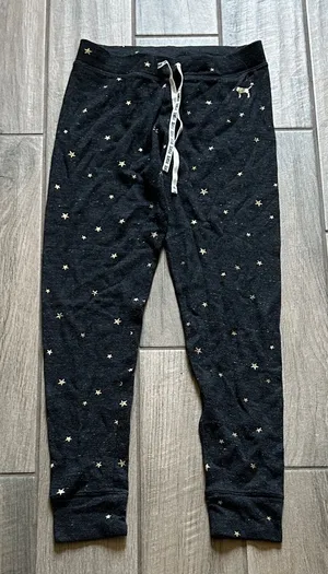 PINK Victoria's Secret Charcoal Lounge Pants thumbnail 1