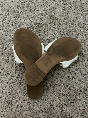 FITORY Womens Flat Sandals White Size 8 thumbnail 5