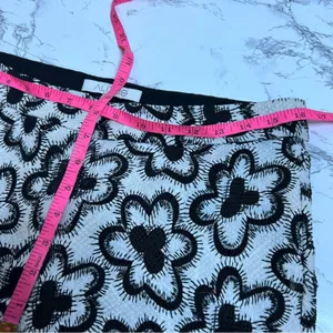Alexis Dagmar Wildflower Flare-Leg‎ Pants Black White Sz S thumbnail 7
