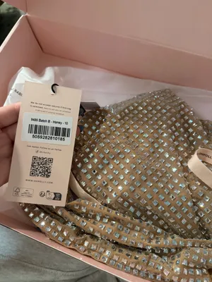Oh Polly Nude Embellished Dress thumbnail 3