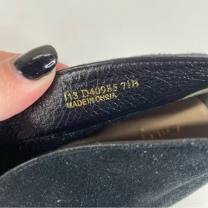 Cole Haan Black Suede Halley‎ Wedge Shoes Size 7.5 thumbnail 6